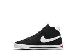 Nike Womens Court Legacy Mid Sneaker - Black -Heydude Shoes Store US 01 401396 02