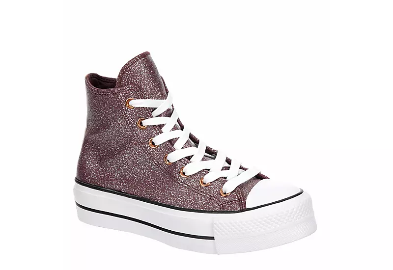 Converse Womens Chuck Taylor All Star High Top Platform Sneaker - Burgundy 3 Converse Womens Chuck Taylor All Star High Top Platform Sneaker - Burgundy