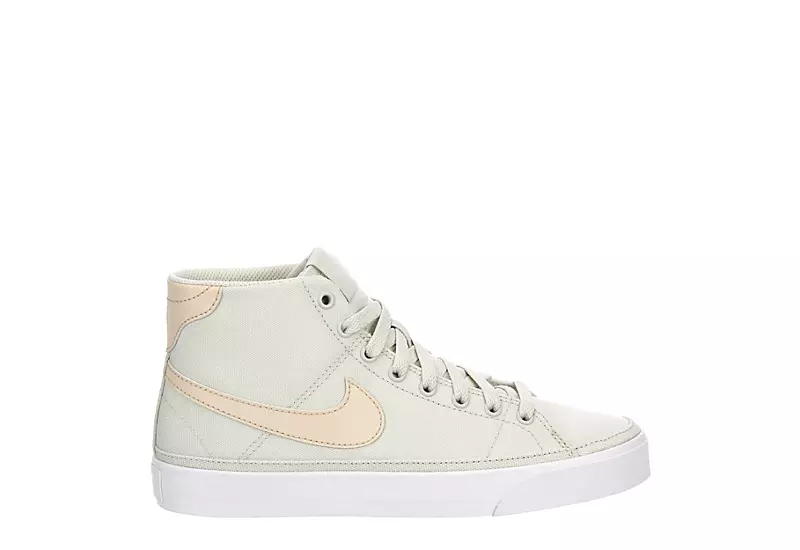 Nike Womens Court Legacy Mid Sneaker - Bone 4 Nike Womens Court Legacy Mid Sneaker - Bone - Image 2