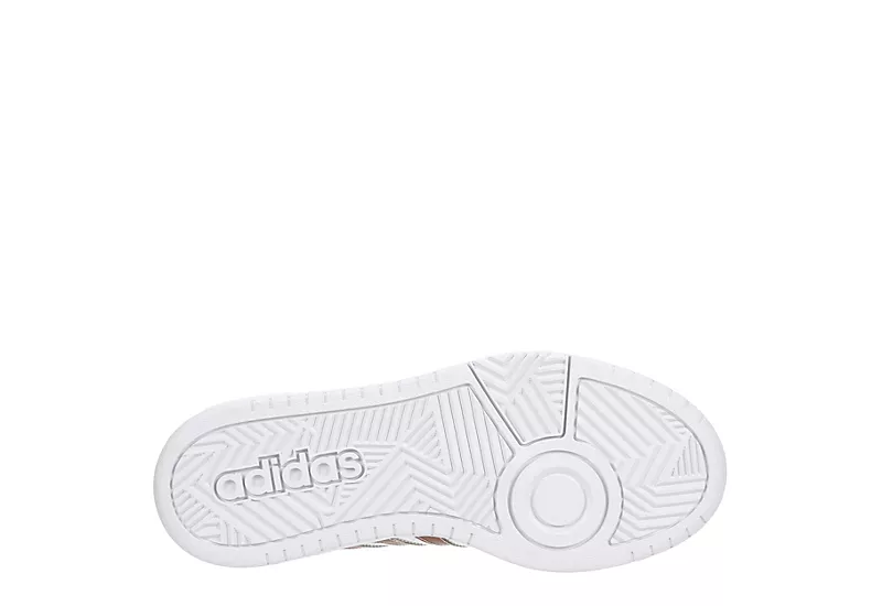 Adidas Womens Hoops 3.0 Sneaker - White 9 Adidas Womens Hoops 3.0 Sneaker - White - Image 7