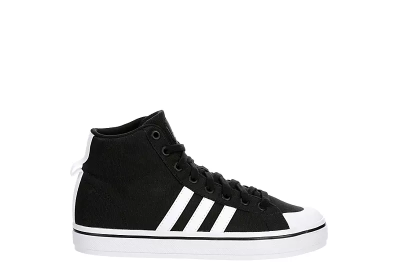 Adidas Womens Bravada 2.0 Mid Sneaker - Black 3 Adidas Womens Bravada 2.0 Mid Sneaker - Black - Image 2
