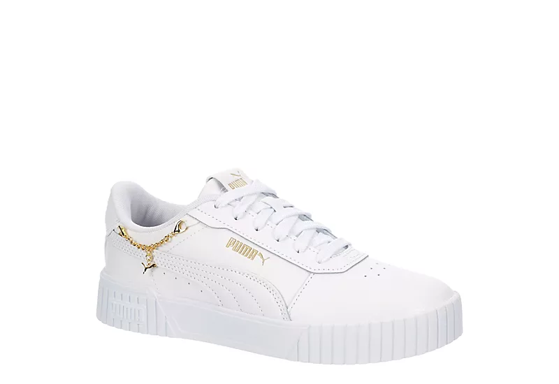 Puma Womens Carina 2.0 Charm Sneaker - White 3 Puma Womens Carina 2.0 Charm Sneaker - White