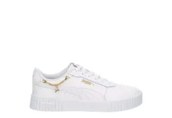 Puma Womens Carina 2.0 Charm Sneaker - White 10 Puma Womens Carina 2.0 Charm Sneaker - White -Heydude Shoes Store US 01 401669 01