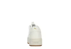 Puma Womens Karmen Rebelle Platform Sneaker - Off White -Heydude Shoes Store US 01 401672 04