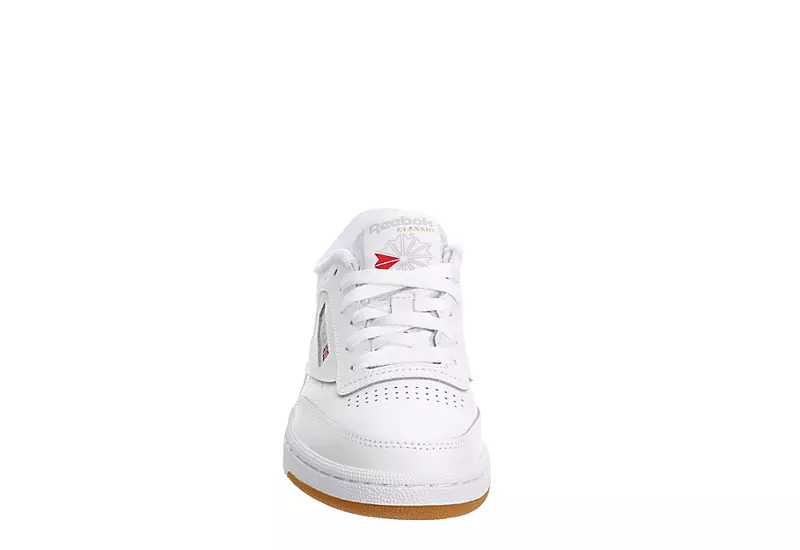 Reebok Womens Club C 85 Sneaker - White 5 Reebok Womens Club C 85 Sneaker - White - Image 3