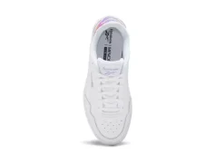 Reebok Womens Court Advance Bold Sneaker - White -Heydude Shoes Store US 01 401686 03