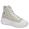 Converse Womens Chuck Taylor All Star Move High Top Sneaker - Stone -Heydude Shoes Store US 01 401715 00