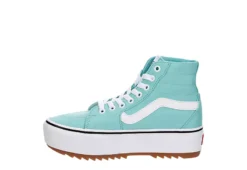 Vans Womens Filmore High Top Tapered Platform Sneaker - Aqua -Heydude Shoes Store US 01 401766 03