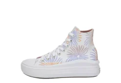 Converse Womens Chuck Taylor All Star Move High Top Sneaker - White -Heydude Shoes Store US 01 401774 03