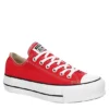 Converse Womens Chuck Taylor All Star Low Top Lift Sneaker - Red -Heydude Shoes Store US 01 401831 00