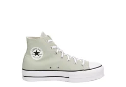 Converse Womens Chuck Taylor All Star High Top Platform Sneaker - Pale Green 10 Converse Womens Chuck Taylor All Star High Top Platform Sneaker - Pale Green -Heydude Shoes Store US 01 401834 01