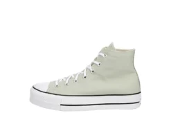 Converse Womens Chuck Taylor All Star High Top Platform Sneaker - Pale Green 12 Converse Womens Chuck Taylor All Star High Top Platform Sneaker - Pale Green -Heydude Shoes Store US 01 401834 03
