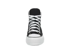Converse Womens Chuck Taylor All Star High Top Platform Sneaker - Black -Heydude Shoes Store US 01 431054 02